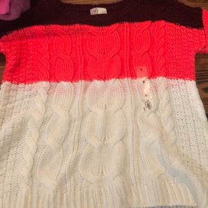 bitter multi color sweater